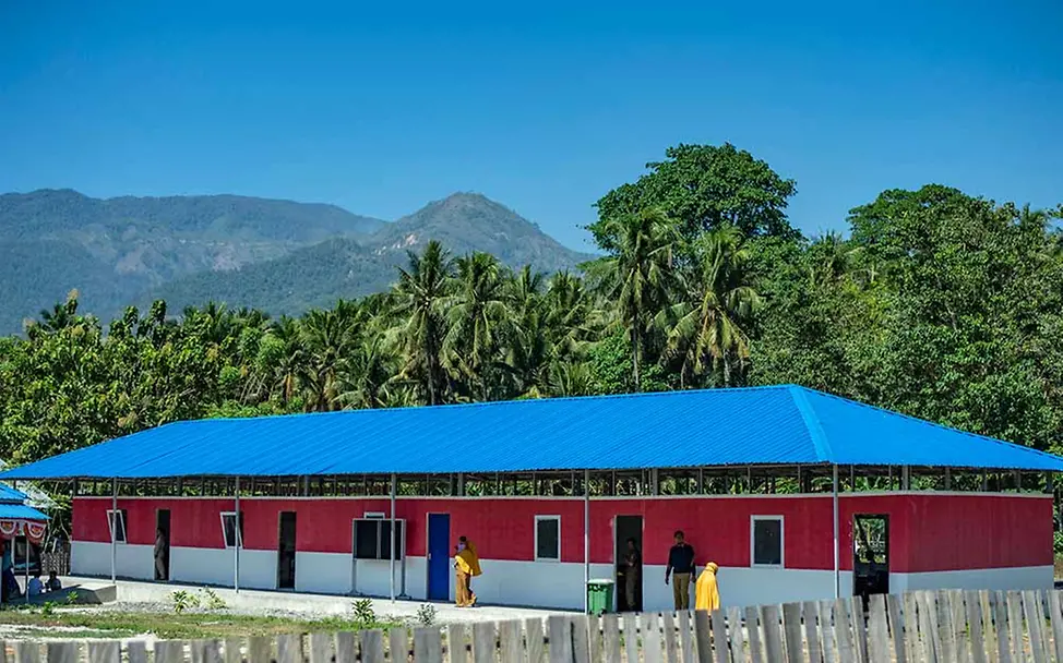 Mit Spenden aus Deutschland können auf Sulawesi Schulen gebaut werden. | © UNICEF/Wilander UNICEF baut Schulen in Indonesien