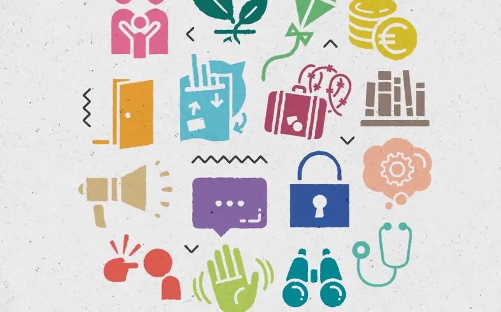 Kinderrechtereport | © National Coalition Titelmotiv des Kinderrechtereport