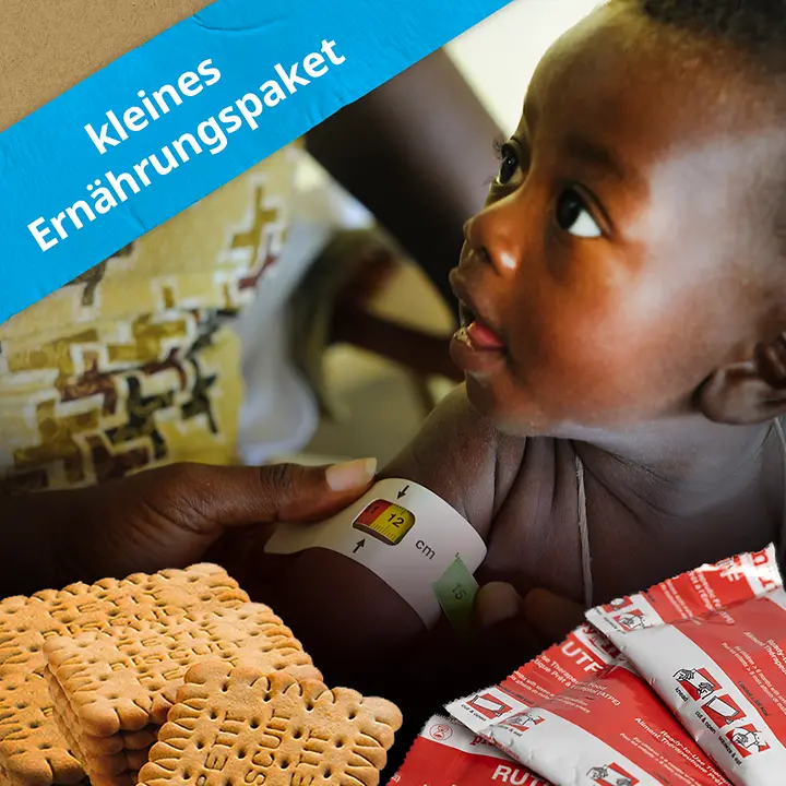 Spenden Sie Zukunft mit dem kleinen Ernährungspaket Spenden Sie Zukunft mit dem kleinen Ernährungspaket