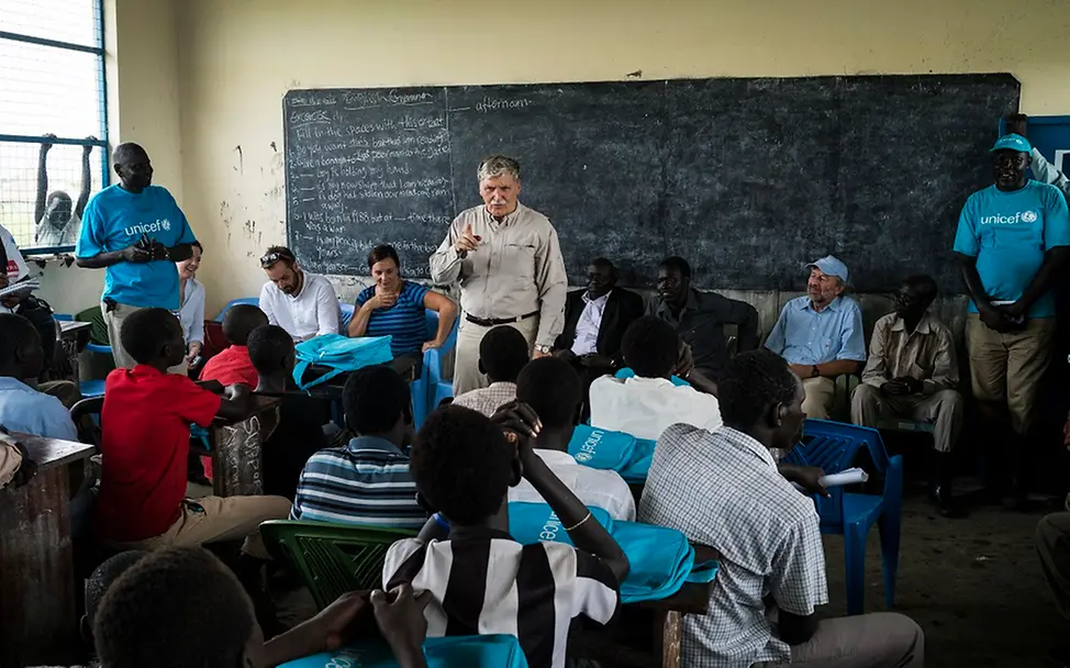 UNICEF-Schulzentren für ehemalige Kindersolaten © UNICEF/UNI201159/Ohanesian UNICEF-Schulzentren für ehemalige Kindersolaten © UNICEF/UNI201159/Ohanesian