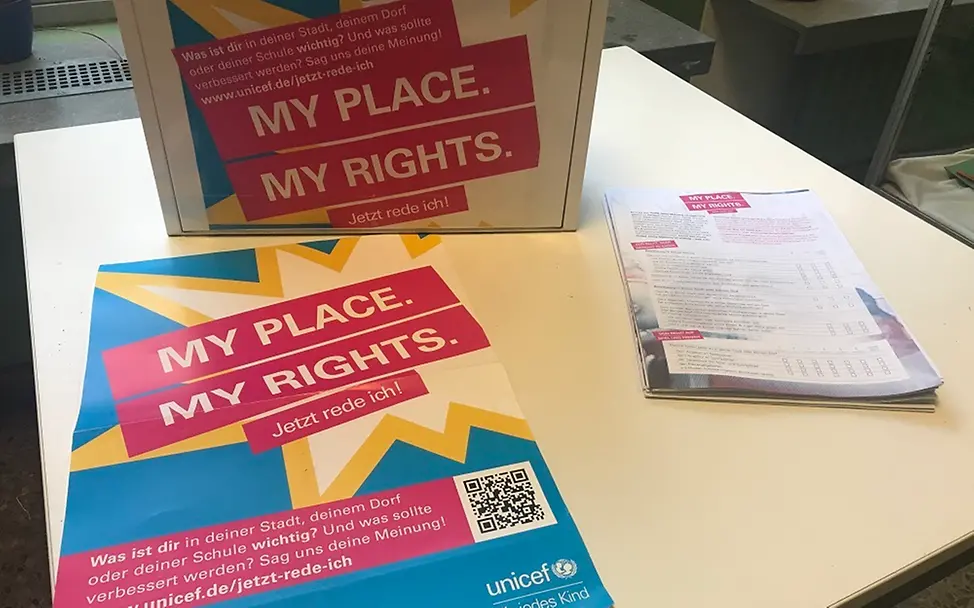 Die UNICEF-Umfrage "My place, my rights" © UNICEF-AG Berlin Die UNICEF-Umfrage "My place, my rights" © UNICEF-AG Berlin