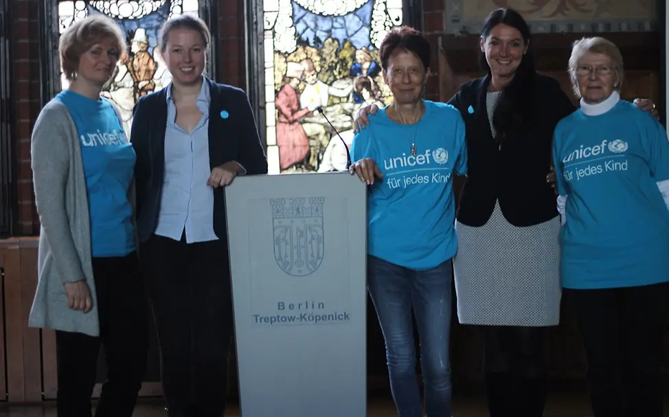 Das UNICEF-Team © UNICEF-AG Berlin Das UNICEF-Team © UNICEF-AG Berlin