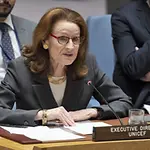 Henrietta Fore | © UN Photo/Schneider UNICEF-Direktorin Henrietta Fore im Februar vor dem UN-Sicherheitsrat