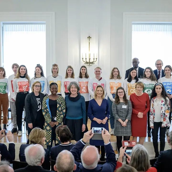 Jahresgespräch Bellevue 2020 © Bundespresseamt/Denzel