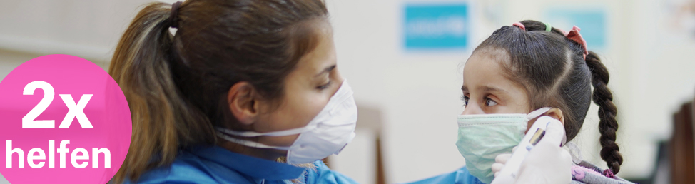 Sie können jetzt mit einer Spende doppelt helfen | © UNICEF/UNI317998/Choufany Helfen Sie jetzt mit einer Spende doppelt