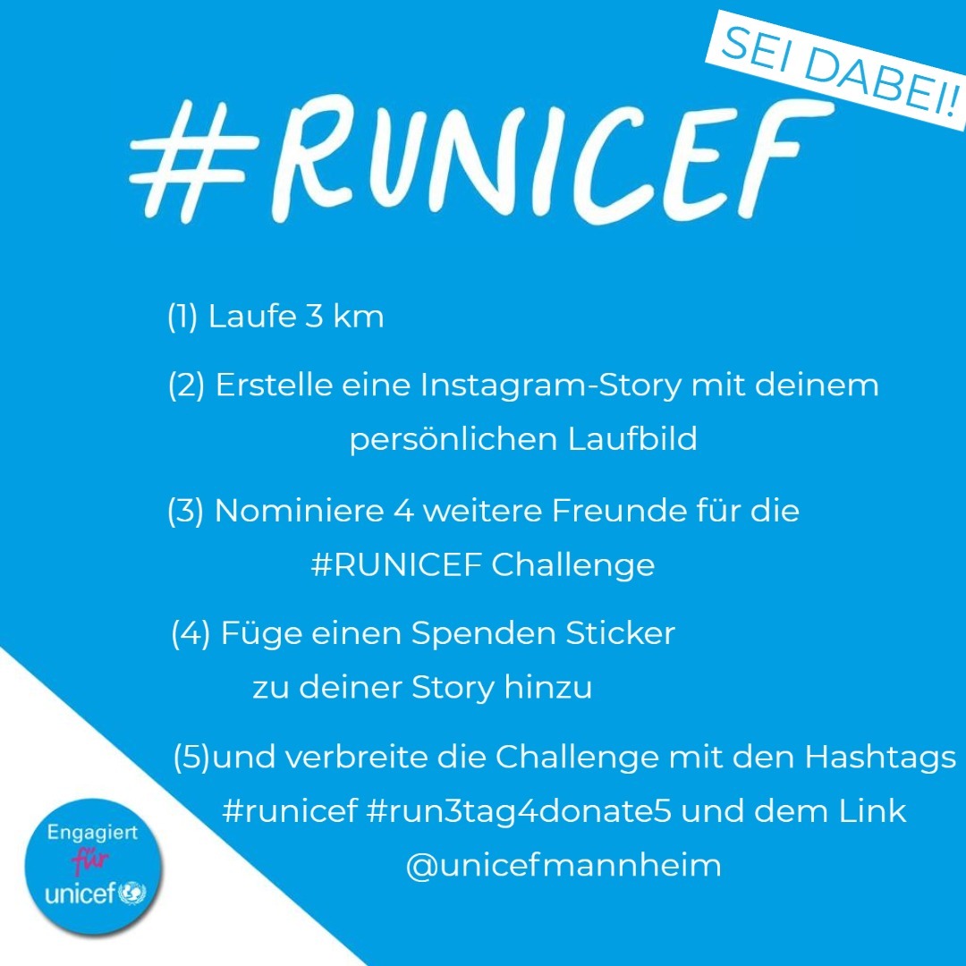 #RUNICEF - Erklärung #RUNICEF - Erklärung