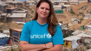 Bangladesch: Portrait von UNICEF-Nothilfe-Spezialistin Peta Barns 