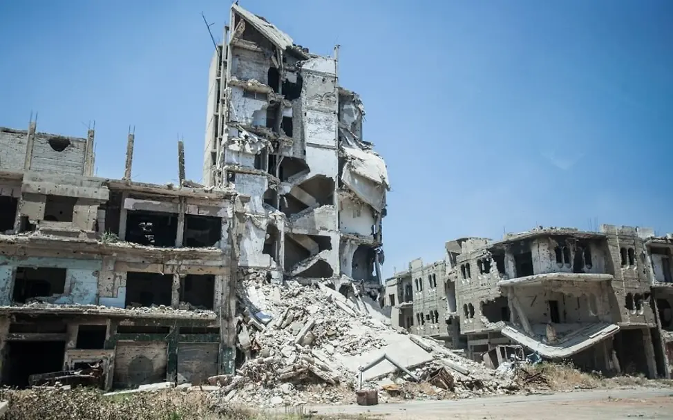 Aleppo: Ein zerstörtes Haus inmitten des Bürgerkrieges.