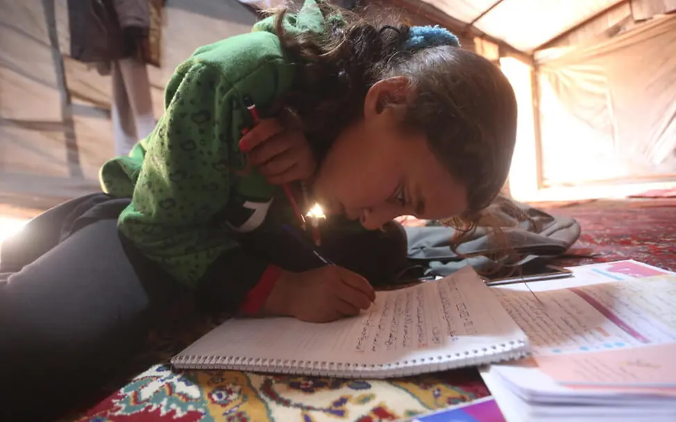 Maria beim Unterricht | © UNICEF/Suleiman Syrien Hilfskonferenz: Maria beim Unterricht