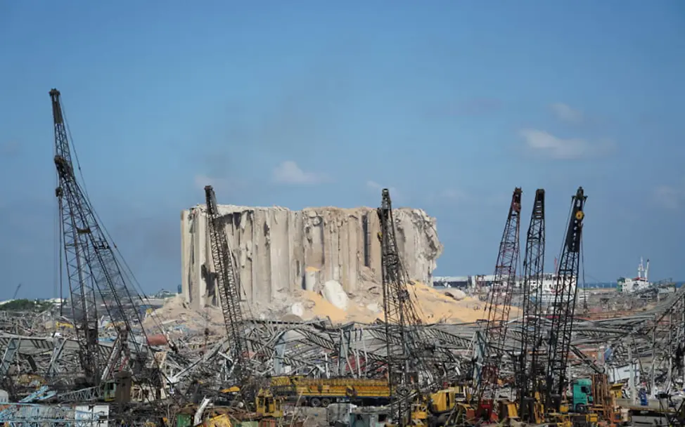 Libanon: Zerstörung nach der Explosion in Beirut 