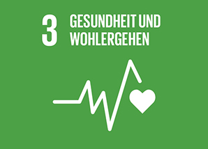 Nachhaltigkeitsziel 3: Gesundheit und Wohlergehen | © Vereinte Nationen Icon Nachhaltigkeitsziel 3: Gesundheit und Wohlergehen