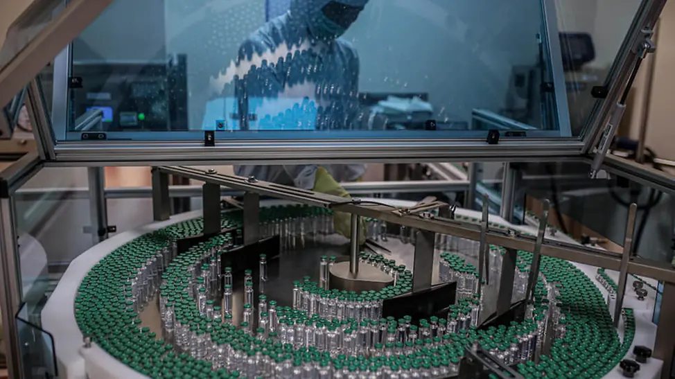 UNICEF: In Indien werden Corona-Impfstoffe hergestellt. | UNICEF/COVAX/Dhiraj Singh UNICEF: In Indien werden Corona-Impfstoffe hergestellt.