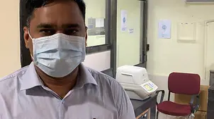 Corona Indien PCR Test Maschine_UN0454401