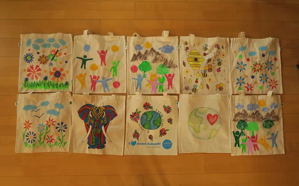 Taschen mit Motiven zur Umwelt Taschen mit Motiven zur Umwelt