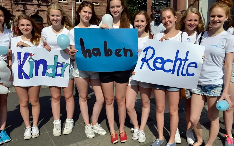 Kinderrechte Demonstration | © UNICEF/Vielz Kinderrechte: Kinder demonstrieren für ihre Rechte