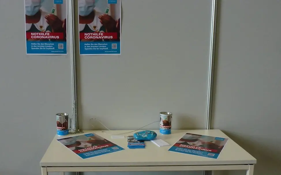 Spendenaktion von UNICEF für Covax