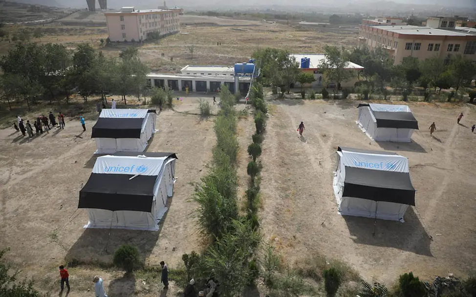 UNICEF-Zelte in Afghanistan | © UNICEF UNICEF-Zelte in Afghanistan