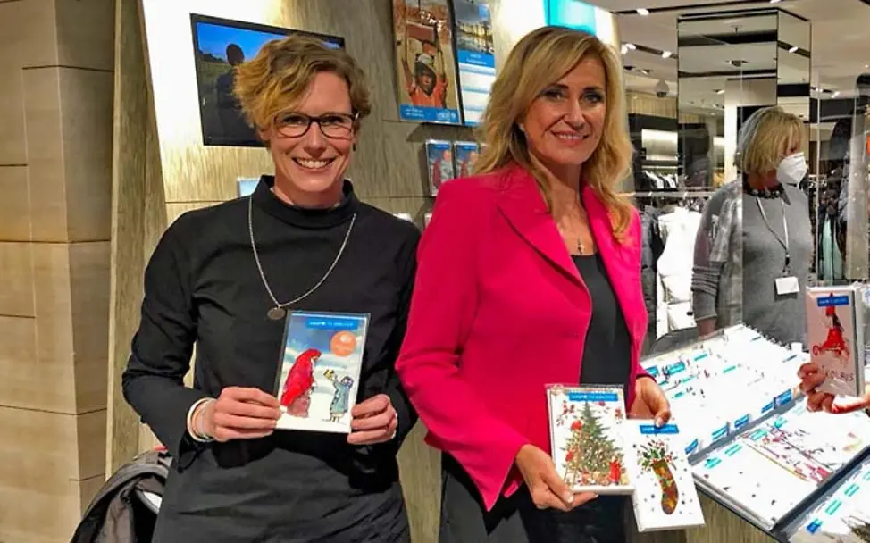 Annette Wahle (Unicef Regionalbeauftragte Süd), Dagmar Wöhrl