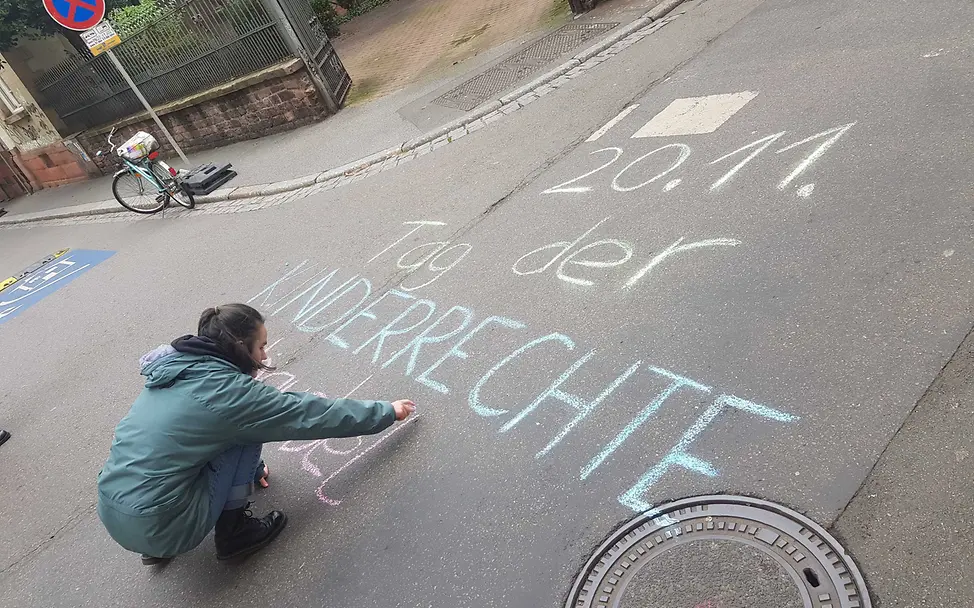 Tag der Kinderrechte auf der Straße