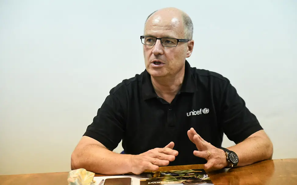 UNICEF Malawi: Rudolf Schwenk | © Thoko Chikondi/UNICEF UNICEF Malawi: Rudolf Schwenk