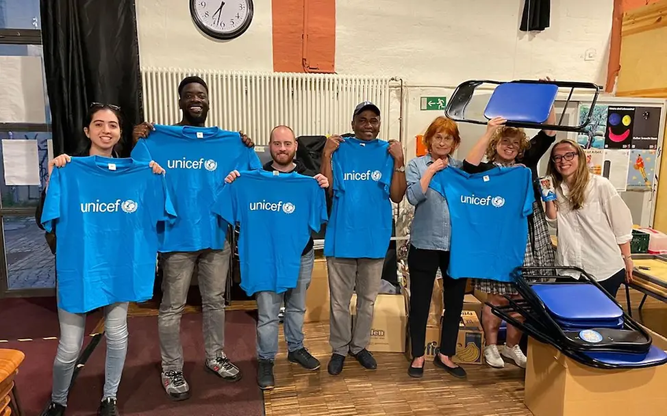 On the eve of a great event in Berlin © UNICEF Berlin On the eve of a great event in Berlin © UNICEF Berlin