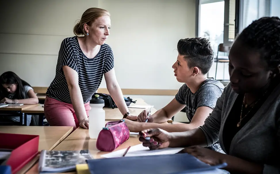 Flüchtlingskinder lernen in einer deutschen Bildungseinrichtung. I © UNICEF/Gilbertson VII Photo Deutschland: Flüchtlingskinder lernen in einer Bildungseinrichtung.