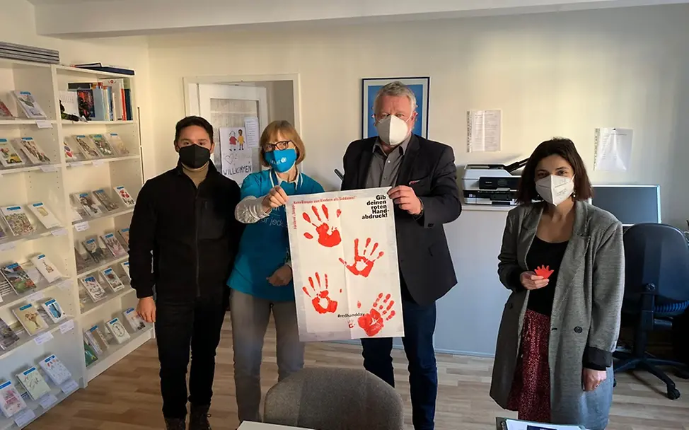 Fraktionsvorsitzender der SPD im saarländischen Landtag Ulrich  Commerçon besuchte mit seinem persönlichen Referenten Timo Stock