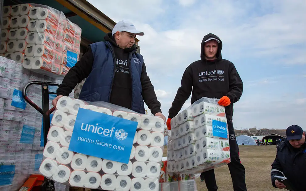 Nothilfe Ukraine: Hilfsgüter für ukrainische Flüchtlinge in der Republik Moldau | © UNICEF/Velixar Nothilfe Ukraine und Nachbarländer: Hilfsgüter für ukrainische Flüchtlinge in der Republik Moldau