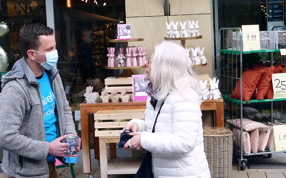 UNICEF sammelt für Hilfe in der Ukraine © B. Böhmer/UNICEF/2022