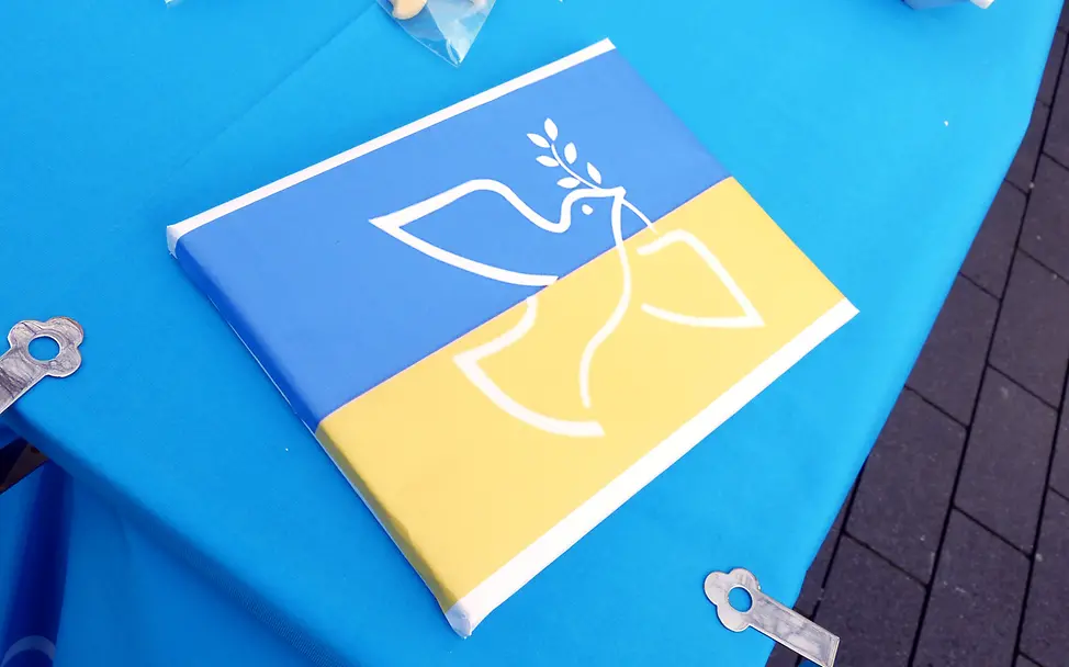 Kunstwerke als Friedensbotschaften © B. Böhmer/UNICEF/2022