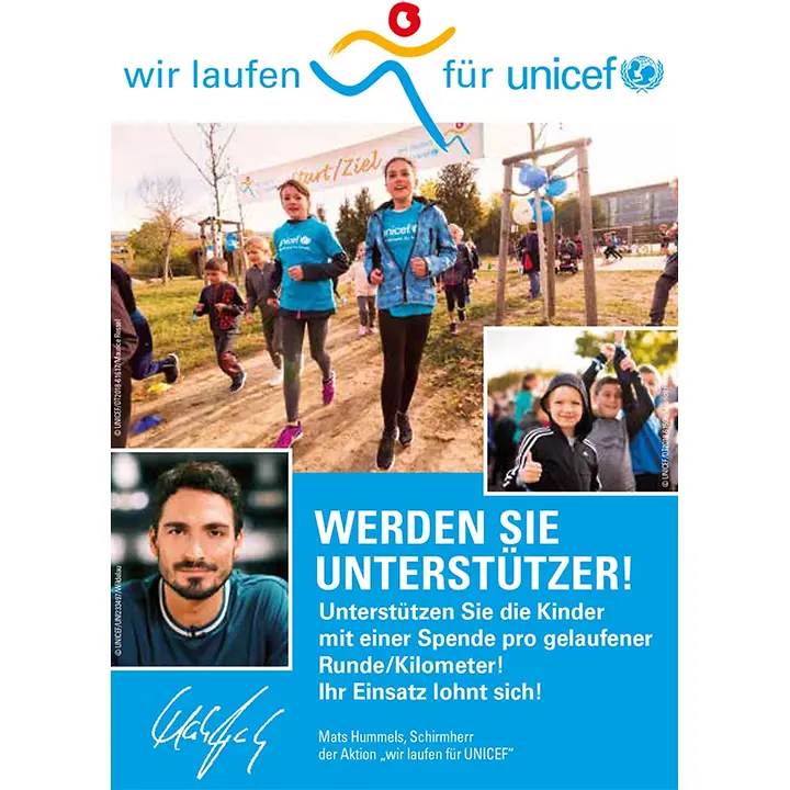 Vorschau Flyer Laufen für UNICEF Flyer Laufen für UNICEF