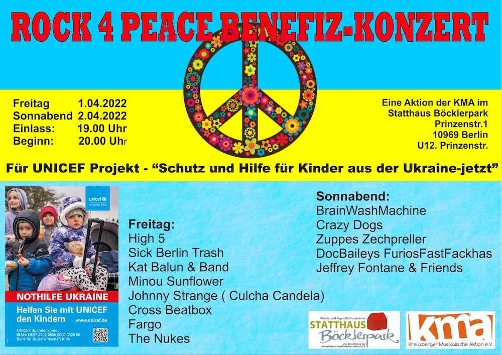 Rock4Peace © Alexander Hadlich Rock4Peace © Alexander Hadlich