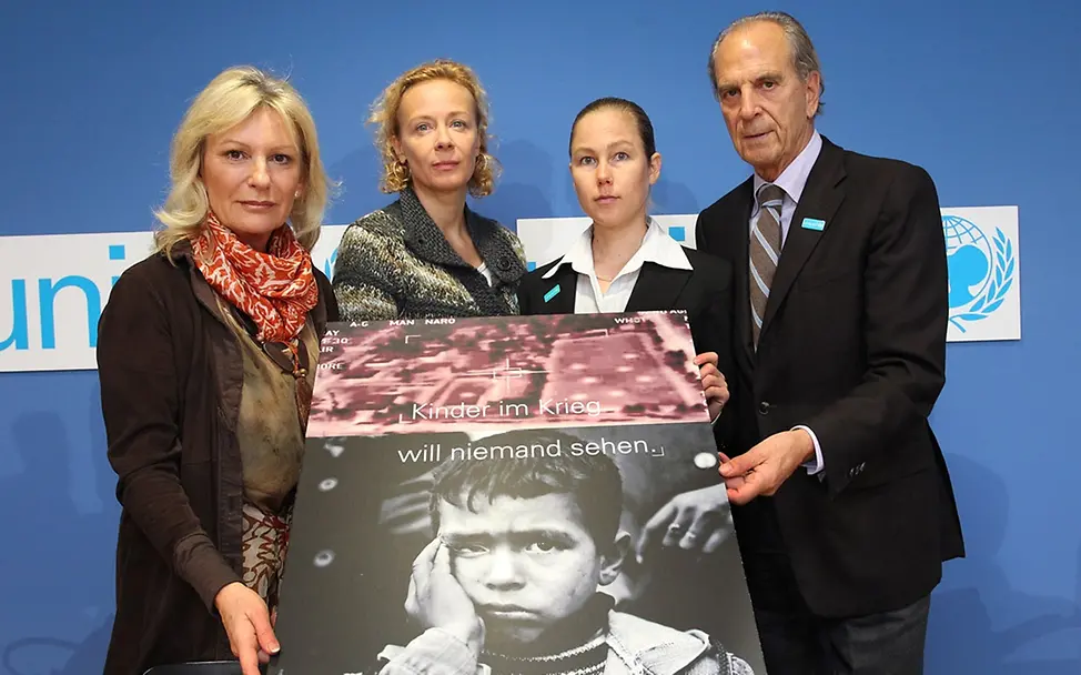 Helft den Kindern im Krieg. UNICEF-Weihnachtsaktion. © Eventpress/Herrmann