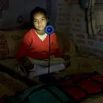 Solarlampe zum Lernen und Lesen