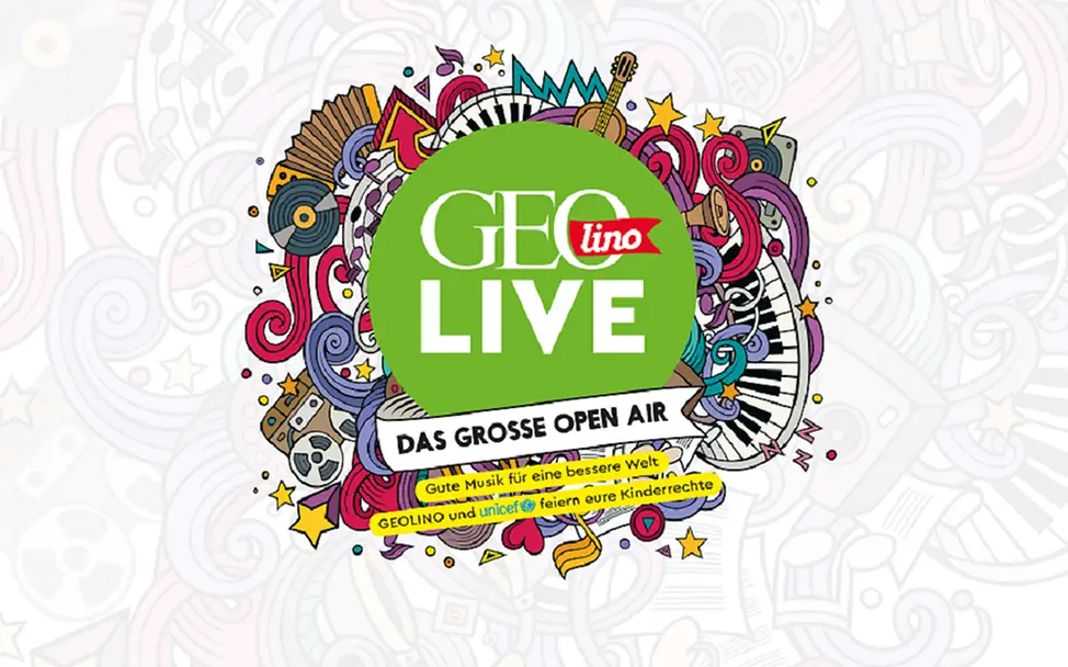 GEOLINO LIVE feiert mit UNICEF die Kinderrechte | © UNICEF/GEOlino Logo von GEOlino Live