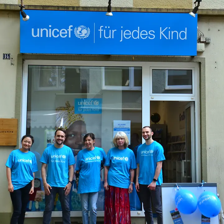 hier vertreten von: Jun, Max, Petra, Susanne, Karim Schulteam