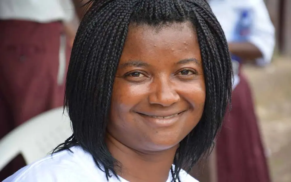 Dorfhelferin Helen Bedell | ©UNICEF Dorfhelferin Liberia