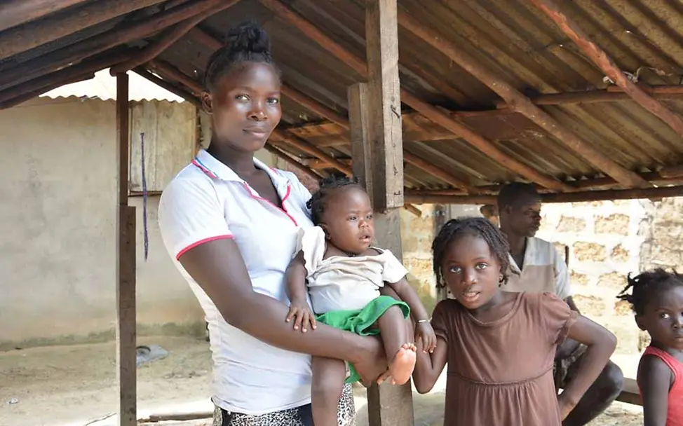 Schulmädchen als Vorbild | ©UNICEF Schulmädchen Liberia