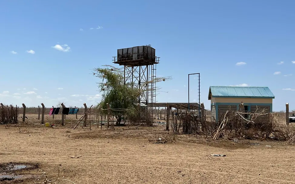 UNICEF/UN0722307/Berger Bohrturm in Garissa.