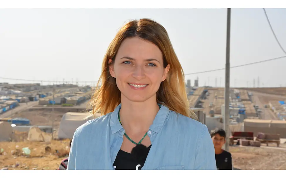 UNICEF-Botschafterin Eva Padberg | © UNICEF/Berger UNICEF-Botschafterin Eva Padberg
