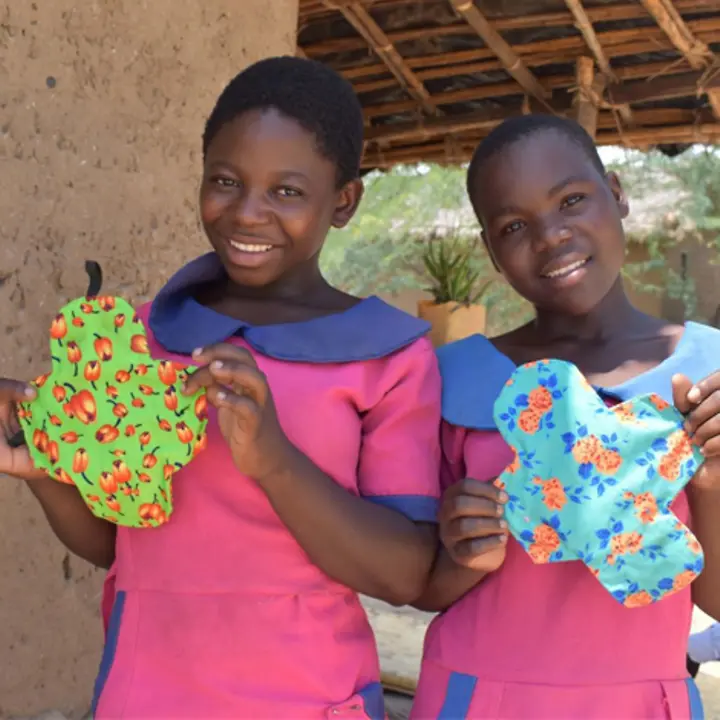 Wiederverwendbare Monatsbinden | © UNICEF Wiederverwendbare Monatsbinden