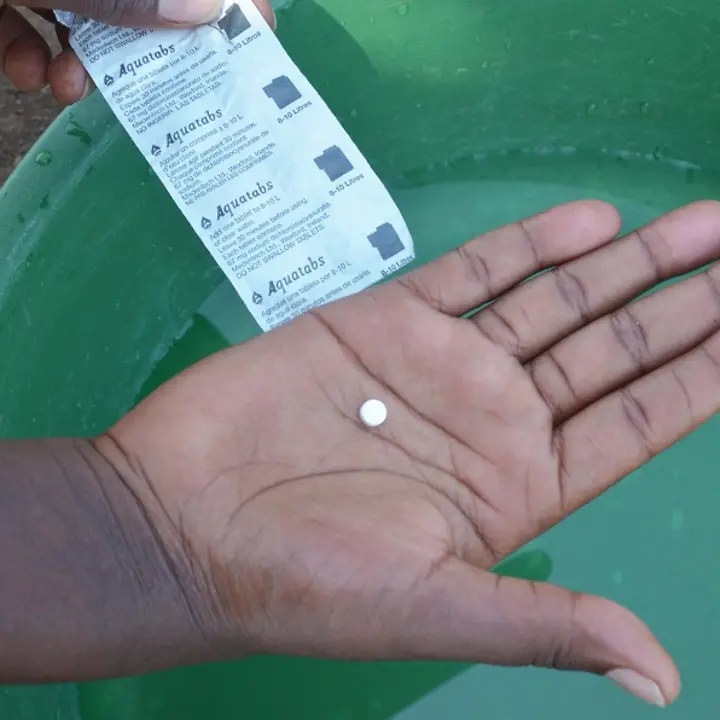 Wasserreinigungstabletten Wasserreinigungstabletten