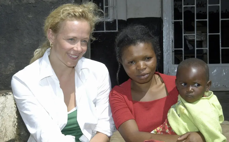 Katja Riemann setzt sich für UNICEF und die Kinderrechte ein. | UNICEF/Claudia Berger