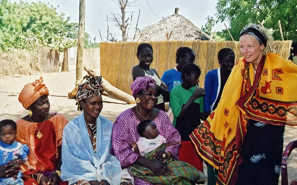 Kampf gegen Mädchenbeschneidung: Katja Riemann im Senegal. | © UNICEF/Berger