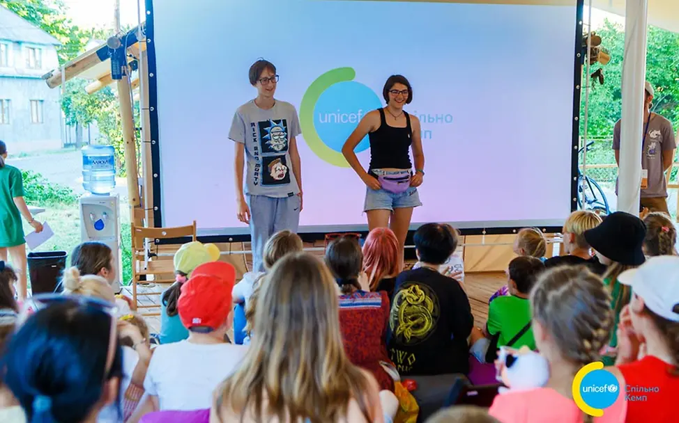 Ukraine-Krieg: Maryna und die anderen Kinder im Spilno-Zentrum | © UNICEF/Hudak Ukraine-Krieg: Maryna und die anderen Kinder im Spilno-Zentrum
