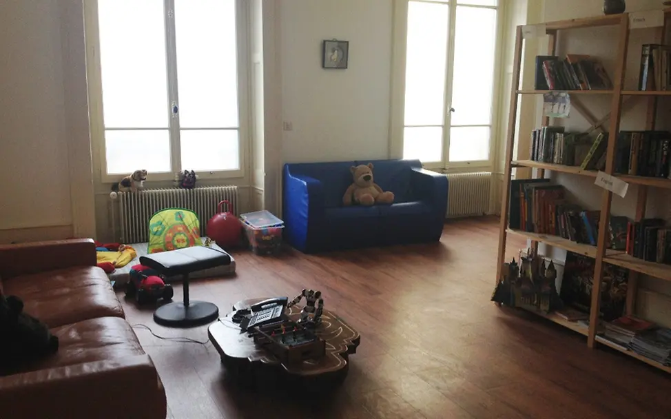 Kinderfreundlich: Spielzimmer im Palais Wilson; © UNICEF/Dietz