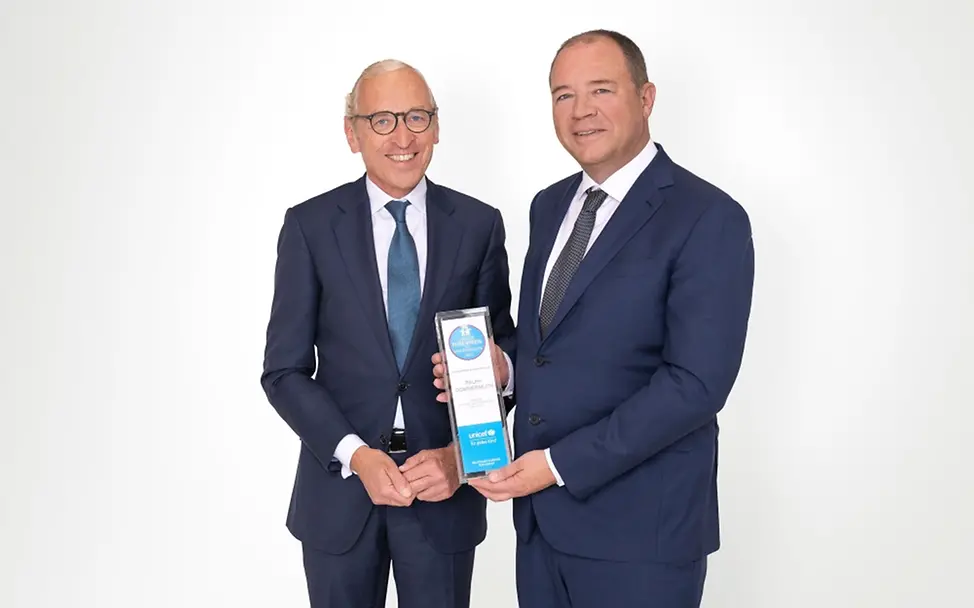 Ehrenpreis Kinderrechte an Ralph Dommermuth, United Internet | UNICEF/Sharma UI Ehrenpreis_final_cut_online