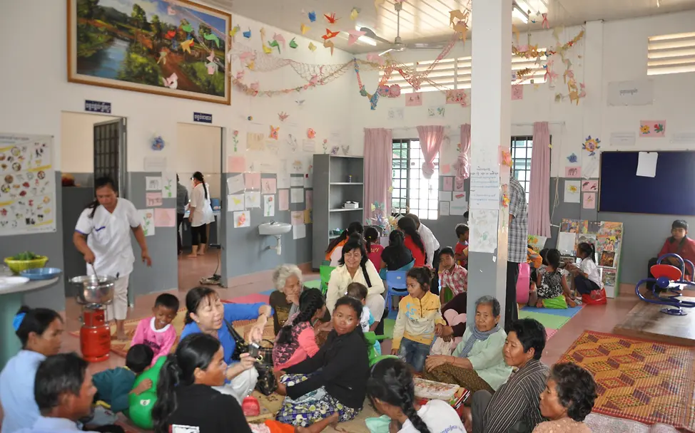 Warteraum im Kinderkrankenhaus. © UNICEF Deutschland Warteraum im Kinderkrankenhaus. © UNICEF Deutschland