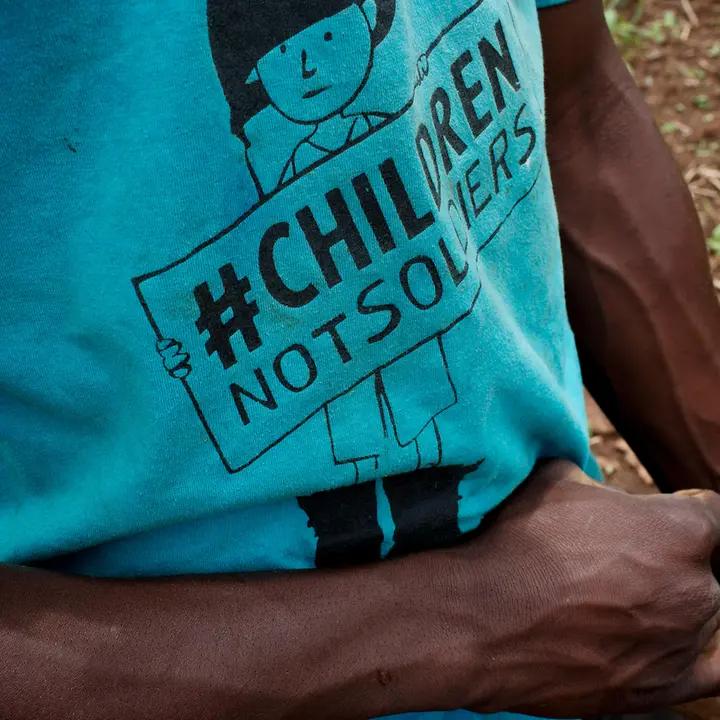 Matthew (17) aus Yambio gegen den Einsatz von Kindersoldaten / © UNICEF/UN0272641/Holt Matthew (17) aus Yambio gegen den Einsatz von Kindersoldaten
