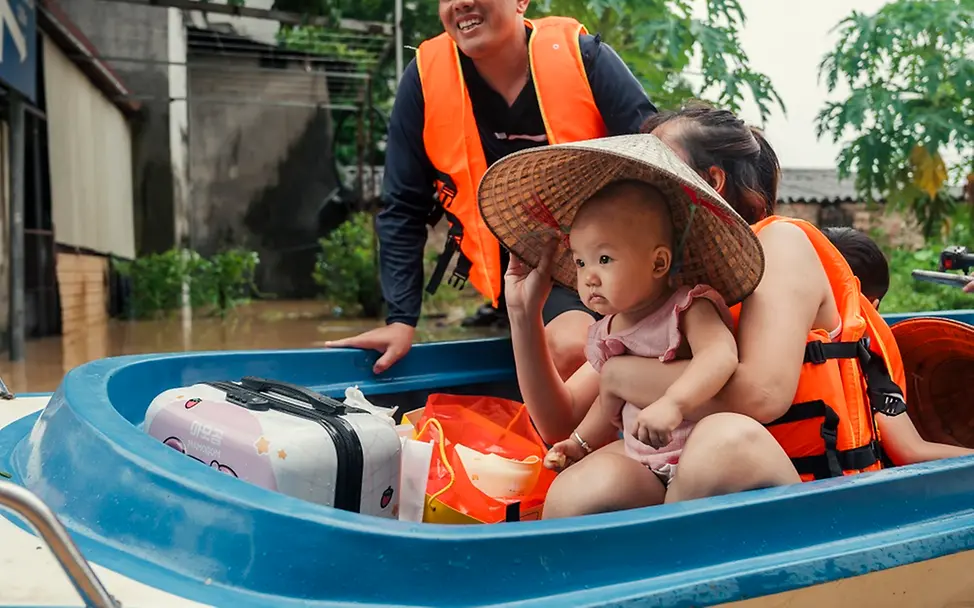 Rund sechs Millionen Kinder von Überschwemmungen und Erdrutschen betroffen | UNICEF/Do Khuong Duy UNI642124